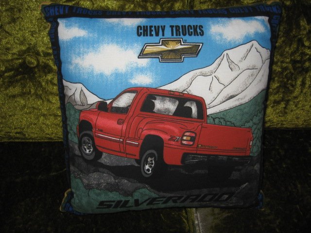 Image 0 of Chevy Silverado Throw Pillow 