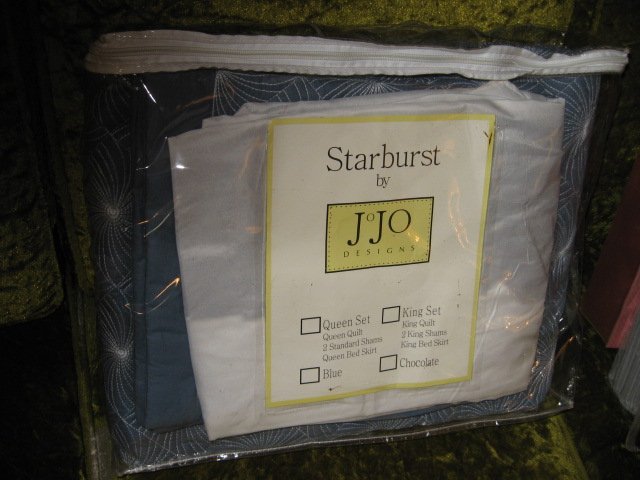 Image 0 of Starburst Quilt JoJo Queen Quilt Set New