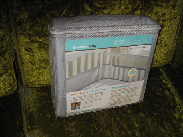 Image 1 of Mesh Crib Liner BreathableBaby New