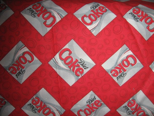 Coca-Cola Diet Coke fabric one piece  RARE