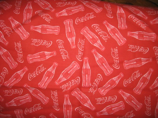 Coca-Cola bottles logo cotton one piece RARE
