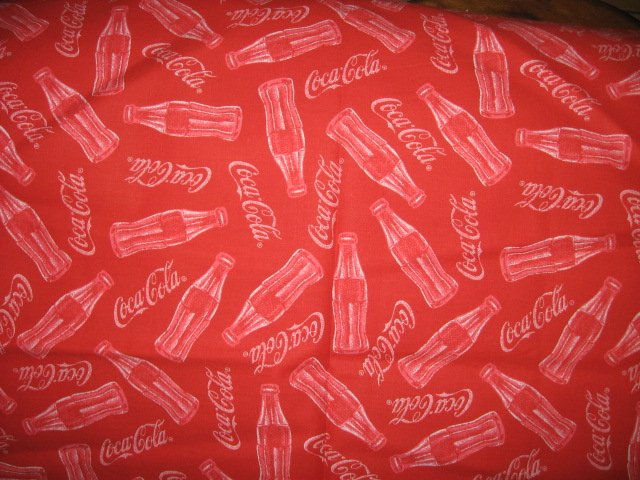 Image 0 of Coca-Cola bottles logo cotton one piece RARE