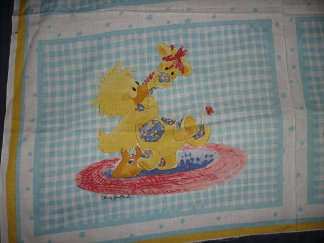 Image 0 of Suzy's Zoo Witzy Baby Giraffe Pillow Panel Licensed fabric  to sew