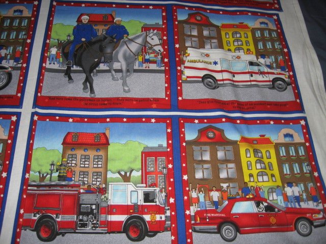 Image 0 of Heros On Parade Fabric baby soft book to sew 
