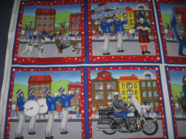 Image 2 of Heros On Parade Fabric baby soft book to sew 
