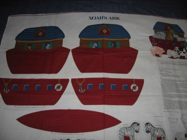 Noah's Ark Animals to sew-cut out and stuff 