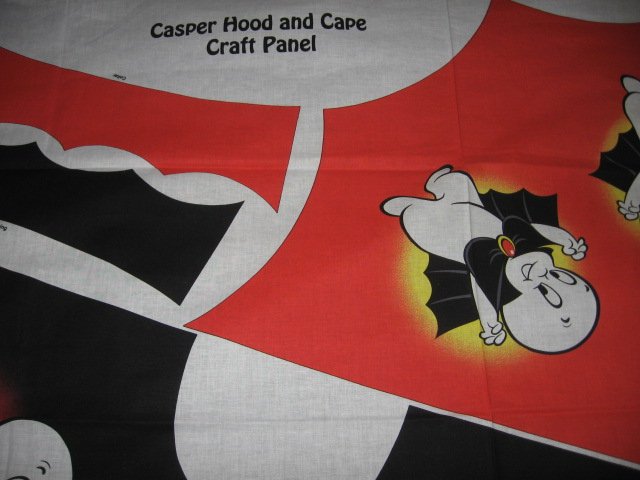 Image 0 of Casper the Friendly Ghost Holloween costume hood cape to make