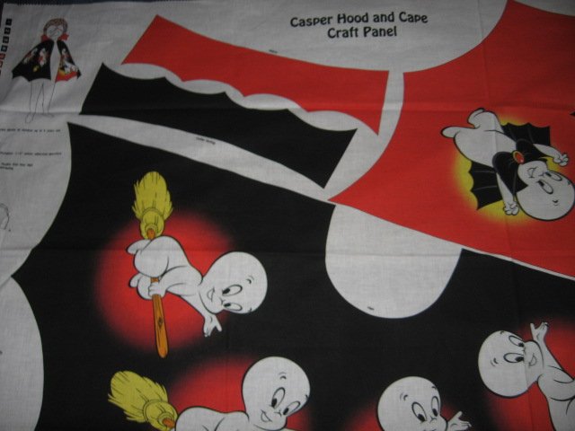 Image 3 of Casper the Friendly Ghost Holloween costume hood cape to make