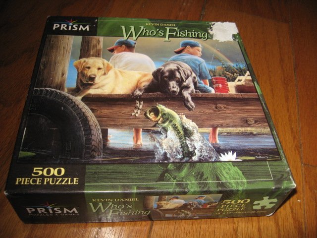 Fishing  Puzzle Kevin Daniel 500 piece 19 by 14 