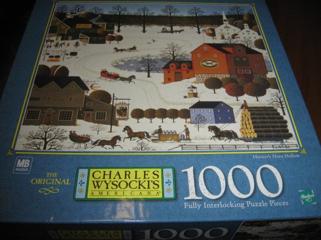 Americana Charles Wysocki  1000 piece puzzle 22 X 25 