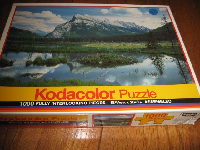 Rocky Mountains  Puzzle 1000 pieces 18 by 26 Kodacolor