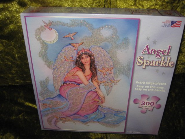 Angel Grace Sparkle  300 large piece Puzzle  sealed