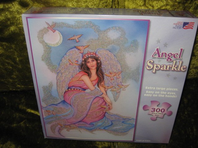 Image 0 of Angel Grace Sparkle  300 large piece Puzzle  sealed