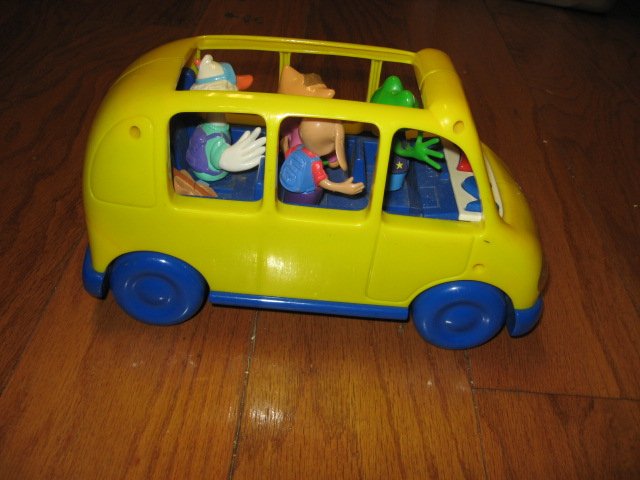 Image 2 of School bus toy phonics fun learn 1999 rare like new