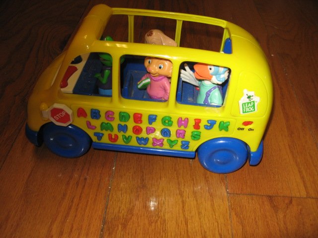 Image 1 of School bus toy phonics fun learn 1999 rare like new