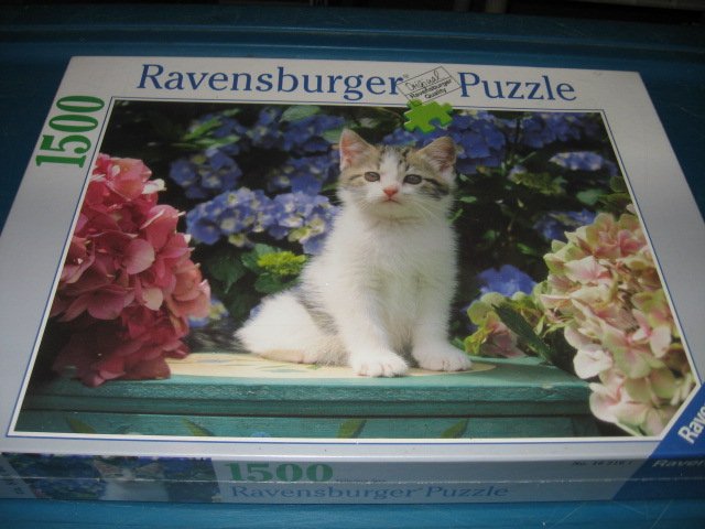 Ravensburger Kitten  1500 pc sealed Puzzle  NIB 