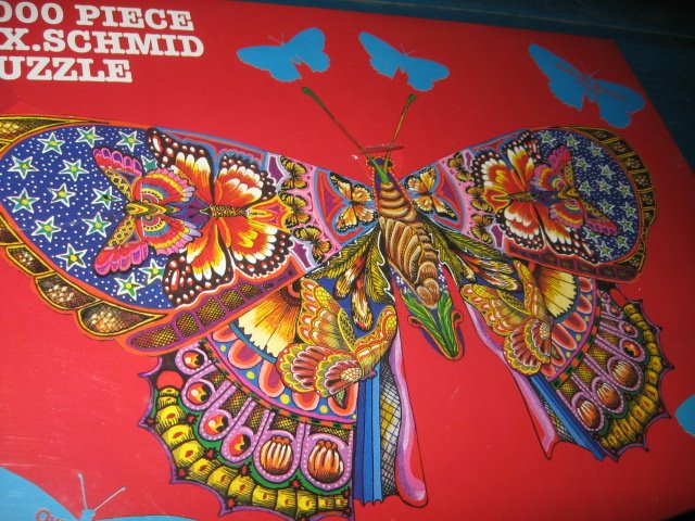 Image 1 of Butterfly puzzle by X Schmid 1000 piece new in box 