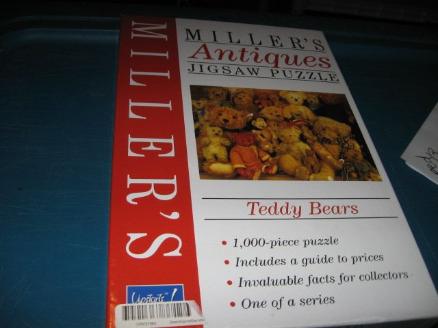 Image 1 of Miller's Antiques Teddy Bears 1000 pc sealed Puzzle new 