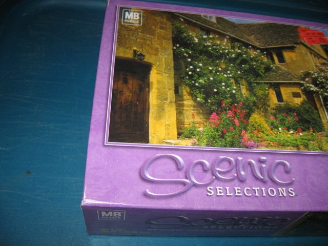 Image 0 of Old European Home Climbing vines 1000 piece puzzle new