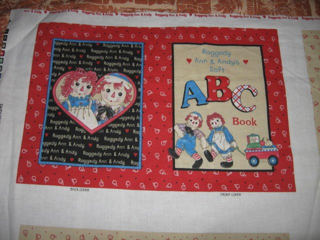 Andy and Raggedy Ann Soft ABC book 