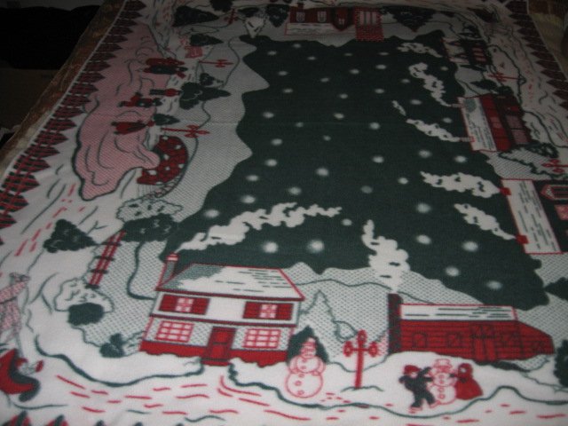 ice skating winter horse sleigh large Anti pill Fleece Blanket 