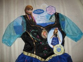 Disney Frozen Anna dress music lights size 4 to 6 new