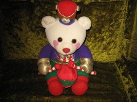 Image 0 of Christmas Avon collectable plush soldier drummer teddy bear 