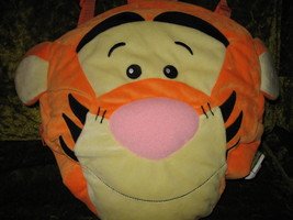 Image 1 of Tigger Child Back Pack brand new Disney Store Exclusive Orange Velour 