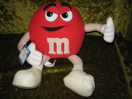 Image 0 of M&M Plush Character Doll Red 12 inch 2001 