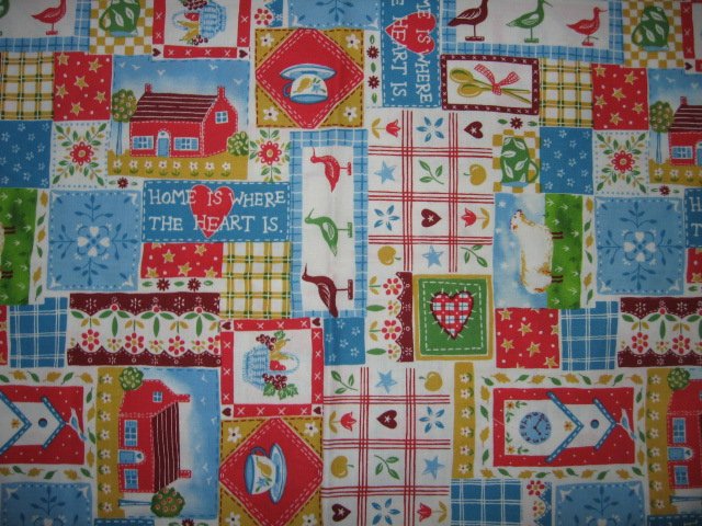 Image 0 of home is where the heart is  fat quarter cotton fabric  