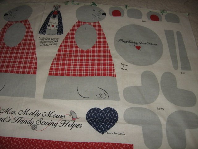 Image 1 of Molly Mouse sewing helper apron to sew
