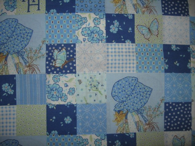 Holly Hobbie HH Bonnet Hearts Cotton Fabric By the yard