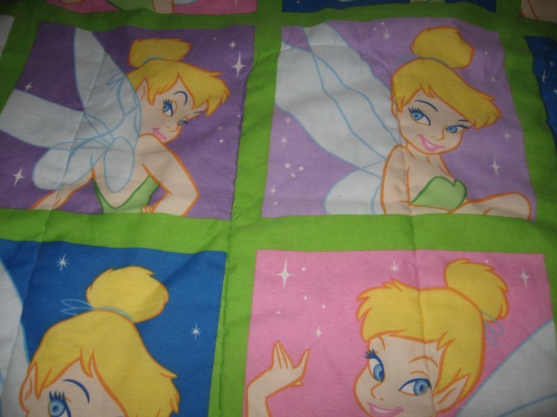 Image 3 of Disney Tinker Belle comforter padded large 60 inch by 84 inches