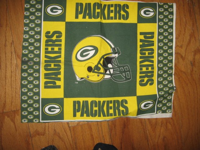 Green Bay Packers Iron On Applique 20 inch by 15 inch Free shipping