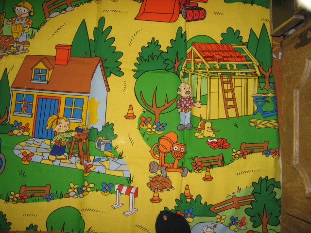 Image 1 of Bob the Builder  Bob Wendy Friends Vehicles Play Mat 36 inch by 44 inch