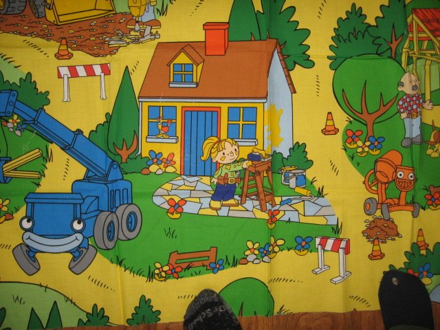 Image 2 of Bob the Builder  Bob Wendy Friends Vehicles Play Mat 36 inch by 44 inch