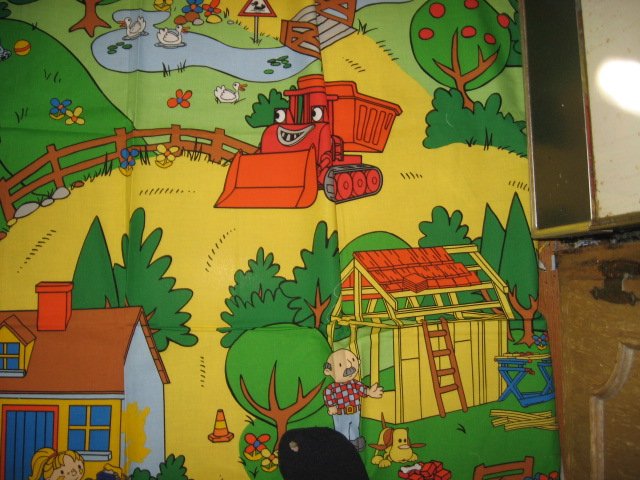 Image 3 of Bob the Builder  Bob Wendy Friends Vehicles Play Mat 36 inch by 44 inch