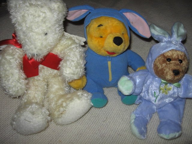 Pooh Disney Bear Friends Easter Bunny costumes set of three