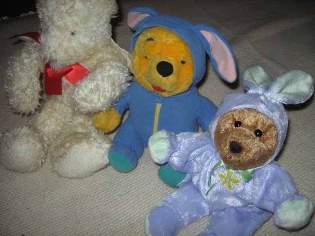 Image 1 of Pooh Disney Bear Friends Easter Bunny costumes set of three