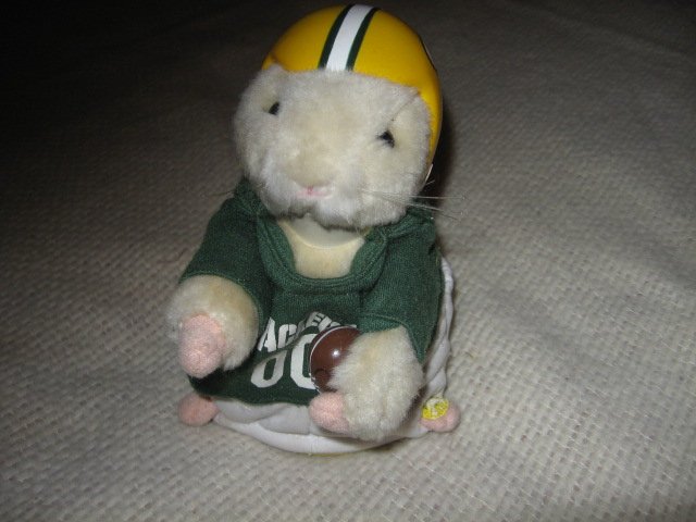 Image 1 of Green Bay Packers animated singing mouse rare 