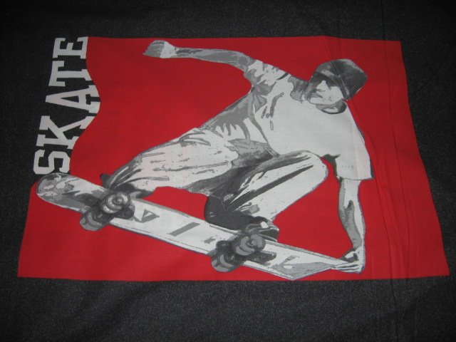 Skateboard sports clothing panel to sew 
