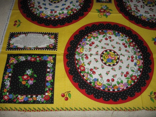 Image 1 of Mary Engelbreit Coaster PlaceMat PotHolder to sew 