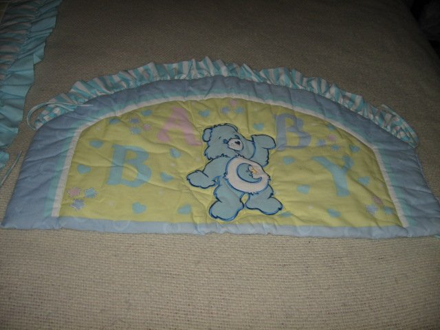 Image 2 of Care Bears boy padded quilt trim and headboard 