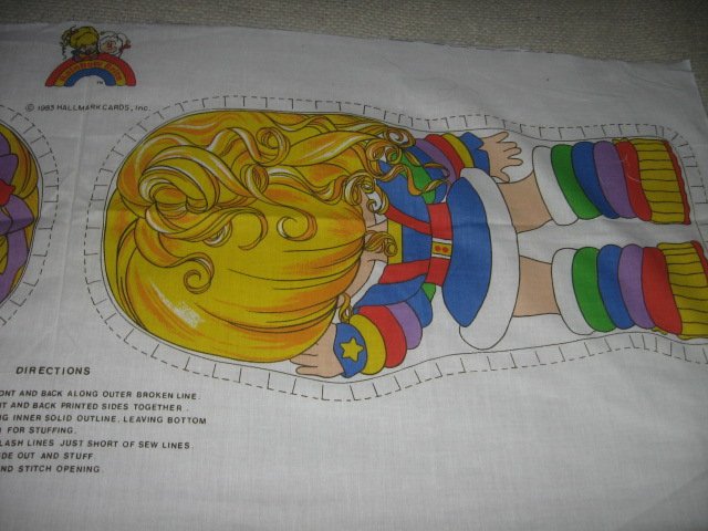 Image 1 of Rainbow Brite  doll to sew stuff 21 inch