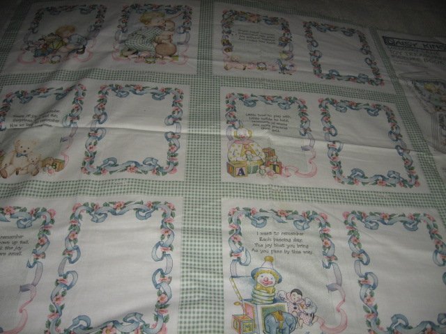 Image 1 of Memory Lane Daisy Kingdom fabric soft book you  sew