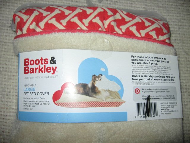Pet Bed Cover Boots and Barkley Large New