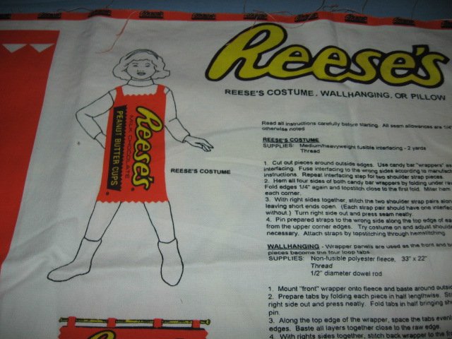 Reese's Peanut Butter Halloween costume 