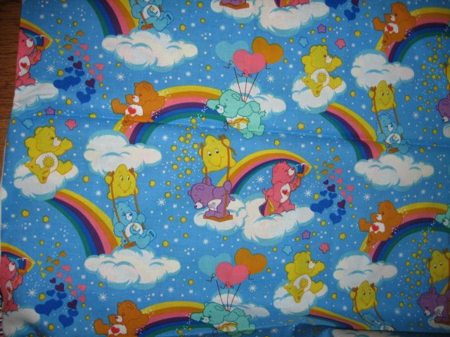 Image 0 of Care Bears cloud rainbow stars balloon fabric one piece 