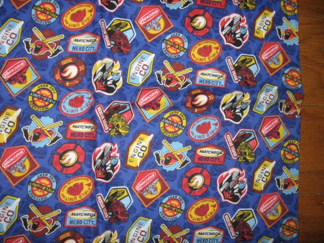 Matchbox rescue badges flannel one piece