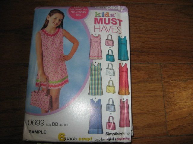 girl dress purse to sew